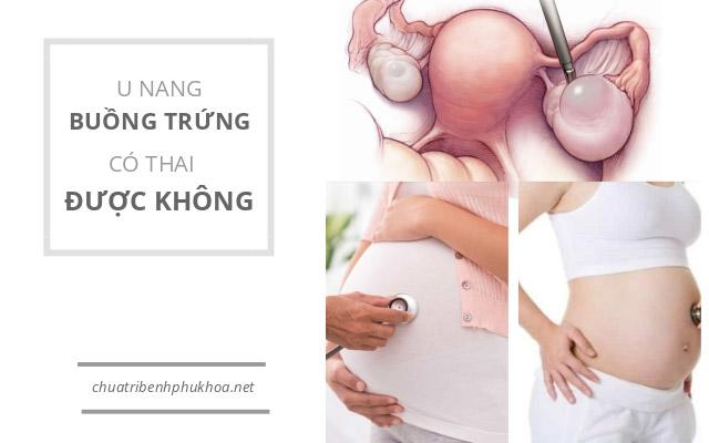 Bị U nang buồng trứng có mang thai được không ?