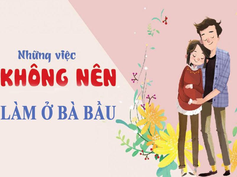 kiêng cữ khi mang thai